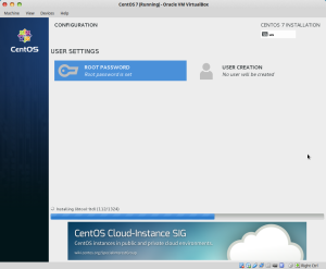 Sexy CentOS 7 Install Screen
